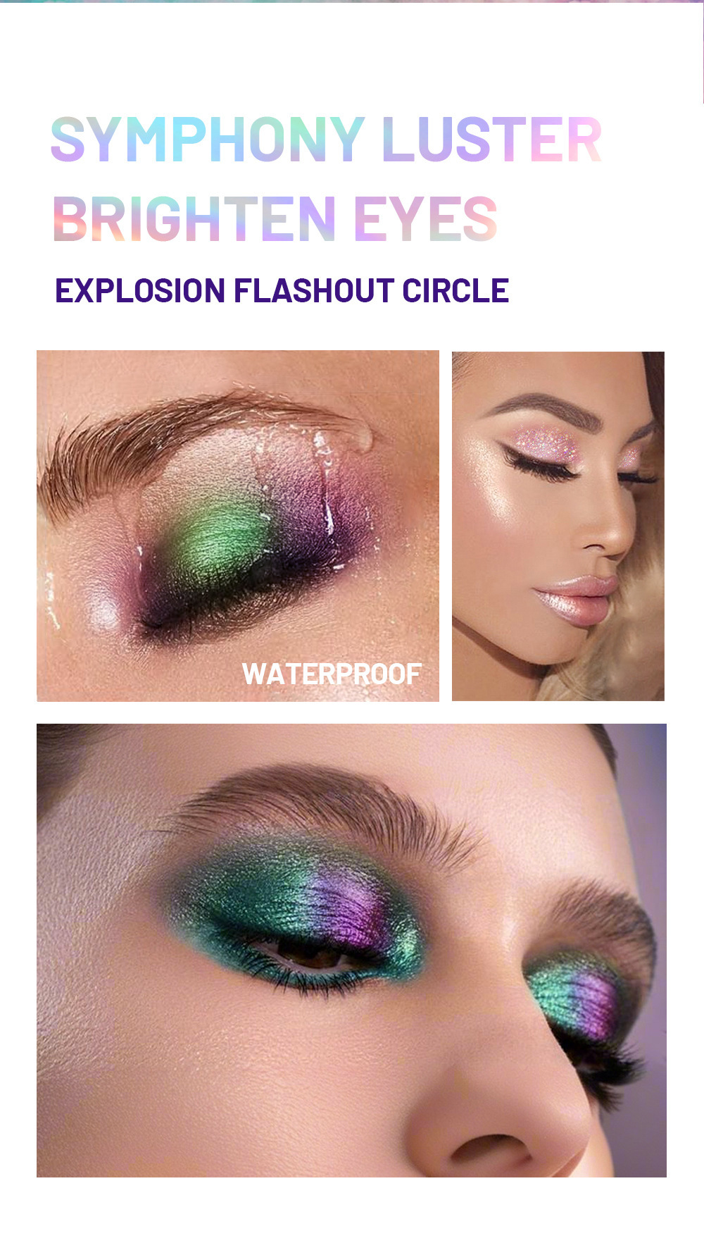 SAM SUGAR Chameleon Pearlescent Liquid Eyeshadow, Farbwechselnd, Aufhellend, Feiner Glitzer, Festtags-Look_voghion.com