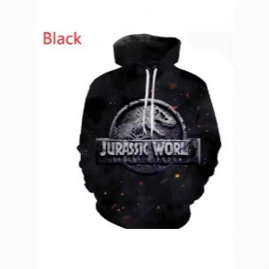 Hoodie with 3D Printing of Jurassic Park Movie, Informal Hooded Men's Sportswear Sweatshirt Hoodie with 3D Printing of Jurassic Park Movie, Informal Hooded Men's Sportswear Sweatshirt