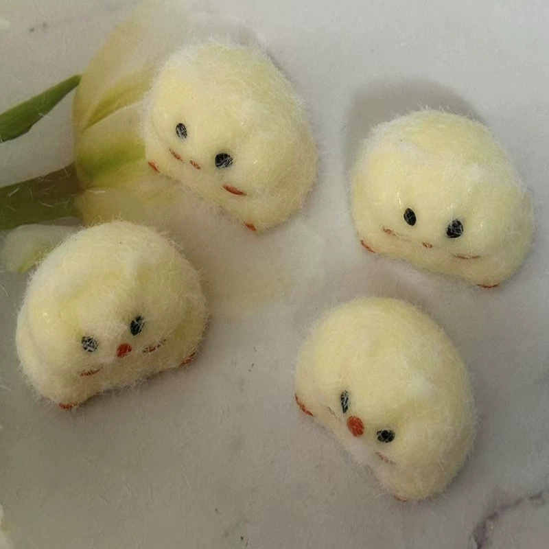 Vent Dumpling Hamster Squishy Toy, 3 cm PVC Mini Stress-Relief Keychain