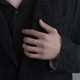 Mobius Ring Ring Men's Trendy Retro Niche Design Light Luxury Fashion High-end Sense Index Finger Ring Men