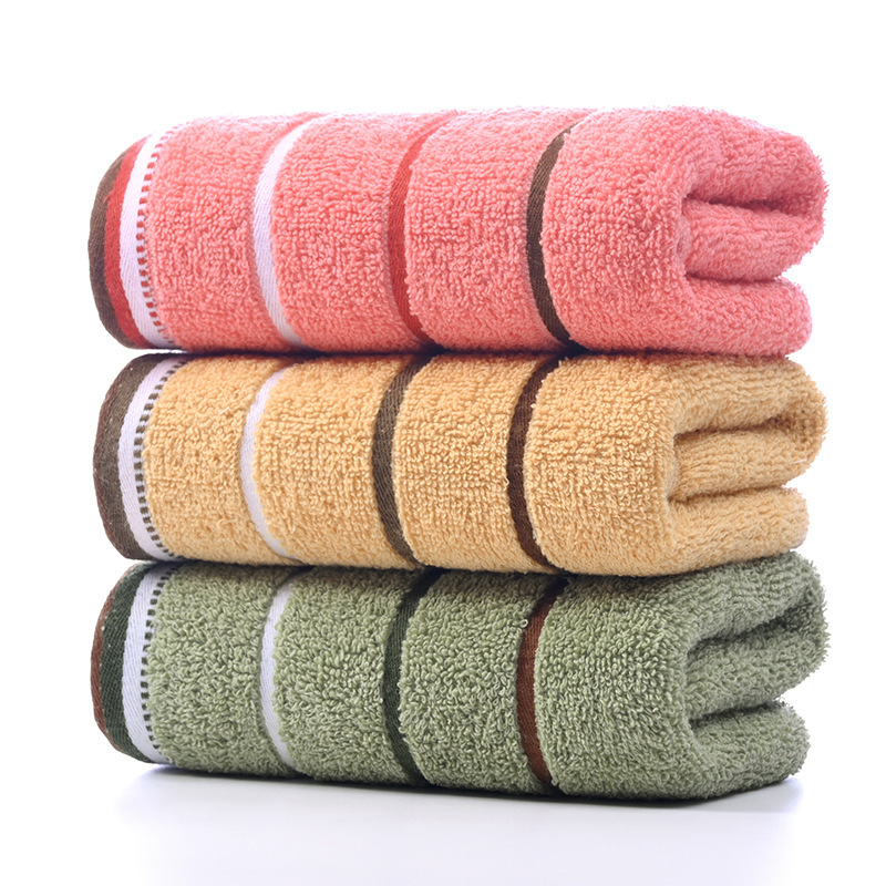 110g cotton towel wholesale Bath face washing household face towel barber shop beauty salon towel sweat-absorbent embroidered word