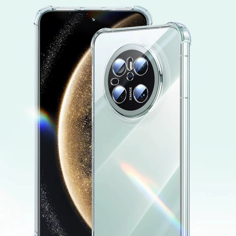 Чехол для телефона (Apple iPhone 17 Pro / 17 Pro Max), TPU с воздушным подушками, ударопрочные углы, толщина 1,5 мм