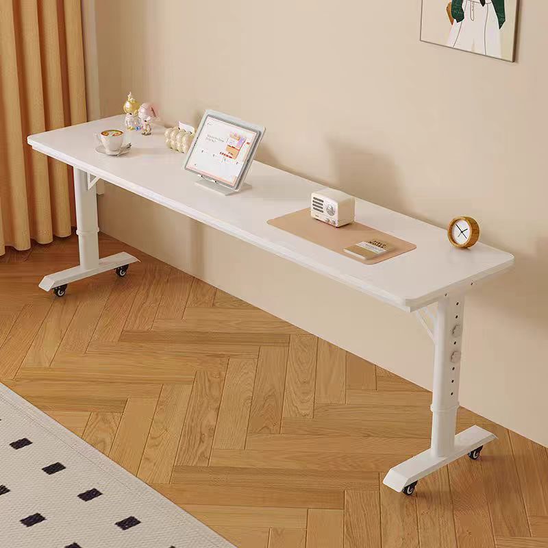 Computer Desk Made of Pure Solid Wood, Cross-Bed Table, Movable and Adjustable Height Table, Cross-Bed Lazy Study Desk, Wall-Mounted Long Desk Computer Desk Made of Pure Solid Wood, Cross-Bed Table, Movable and Adjustable Height Table, Cross-Bed Lazy Study Desk, Wall-Mounted Long Desk