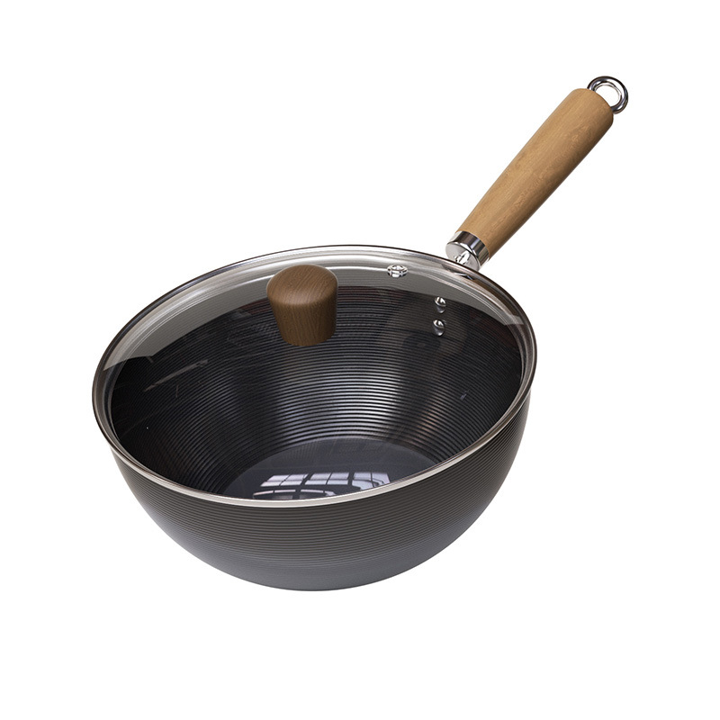 Una persona de estilo japonés mini olla sin recubrimiento no pegajoso olla de horno de hierro de hierro de hierro de horno general