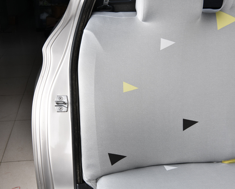 Elastic Car Rear Seat Cover Fabric Backrest Cushion Integrated Seat Cover Universal for All Seasons Thin Style