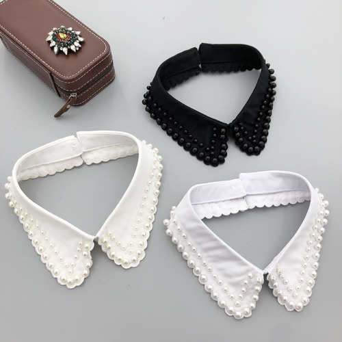 Handmade beaded false collar children's wear versatile beautiful neck can be moved false collar factory large quantity