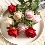 Моделирование одноместный филиал роз день святого валентина роз пучок одноместный филиал фланель роуз моделирование чувствовать роуз оптовая торговля