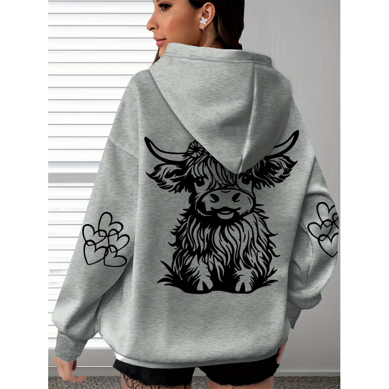 Big comfortable hoody, design soft long-sleeve 5