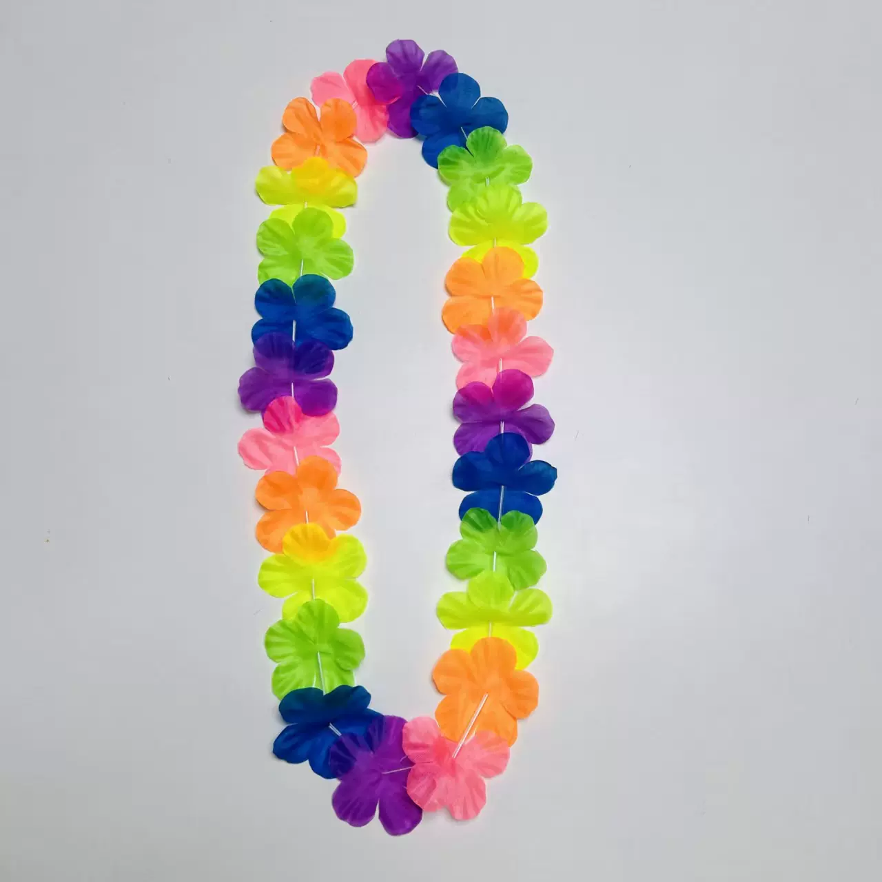 夏威夷花环现货批发 彩色向阳花花环 化妆舞会草裙舞表演专用花环