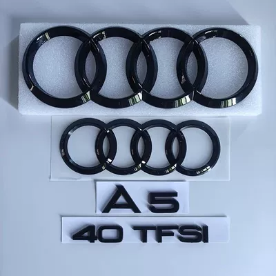 Audi A3 A5 A7 black Car logo - standard-a540tfsi