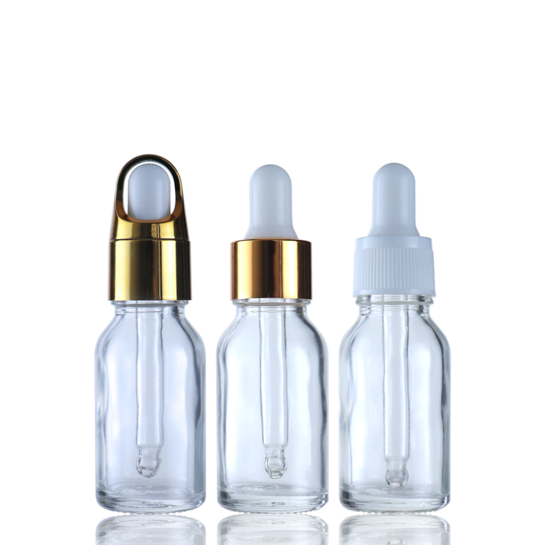 现货15ml透明精油瓶  精华液瓶 乳液瓶 滴管精油瓶 化妆品瓶