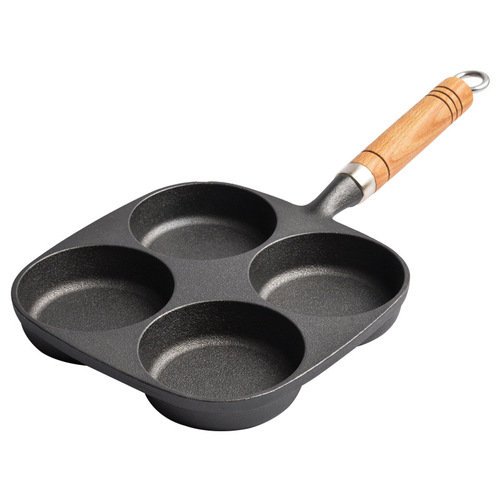 New model deep-fried egg mold cast iron egg dumpling pan household egg burger machine non-coated non-stick flat pan