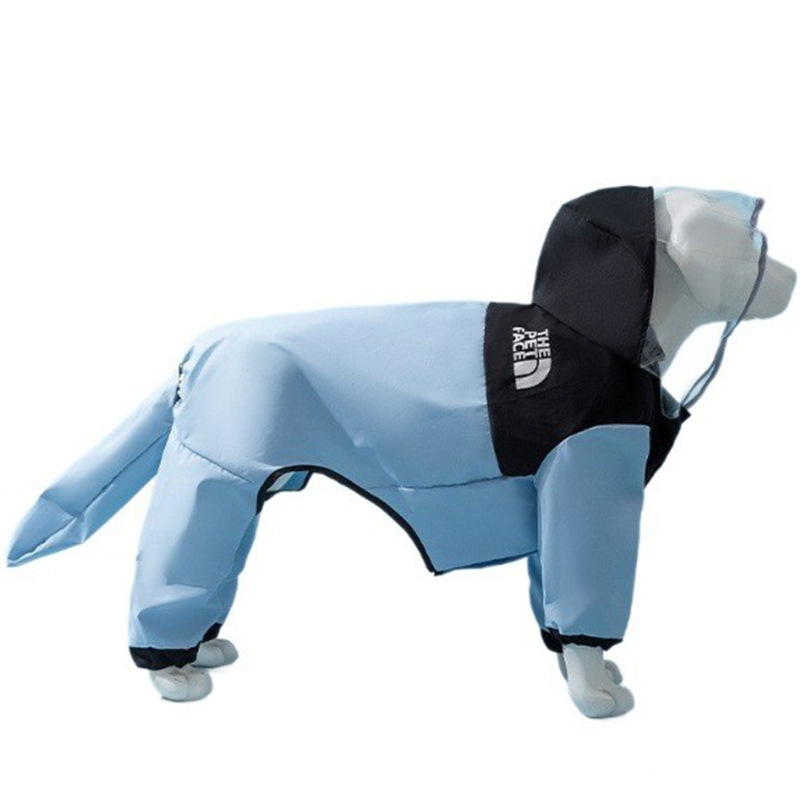Capa de lluvia general para perros grandes cuatro patas impermeable a prueba de lluvia todo incluido ropa para perros de tamaño medio y grande ropa para mascotas