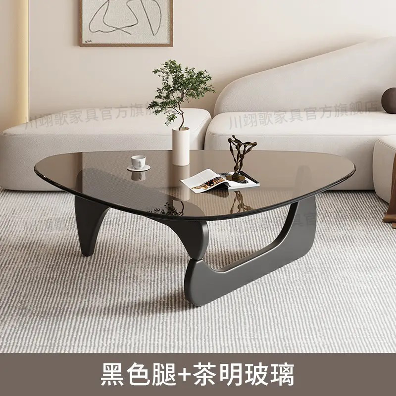 갈색 유리 + 검정색 다리