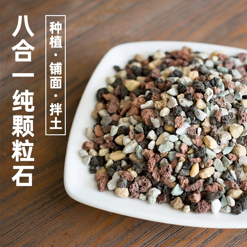 Haoji 8 в 1 больше мяса, выделенные гранулы, питательные почвы, чистые гранулы, радуга, покрываемые камнем, растения, улучшенные с контролем корня