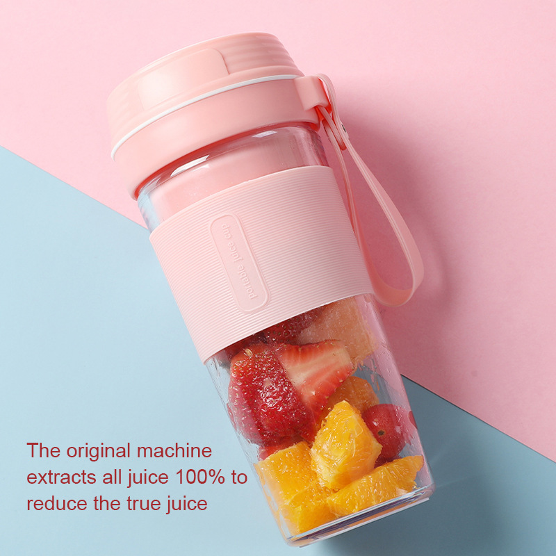 Mini exprimidor de jugo inalámbrico máquina de jugo doméstica mini pequeña máquina de cocina eléctrica portátil para estudiantes jugo frito