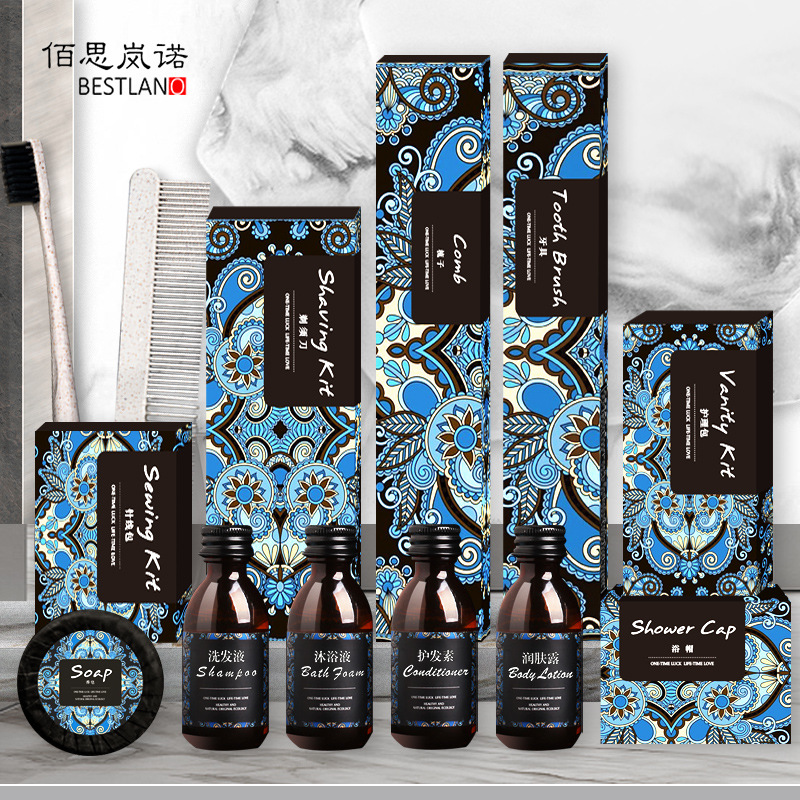 Hotel B & B Disposable Toiletries Set Hotel Guest Room Disposable Toothbrush Toothpaste Slippers Wholesale