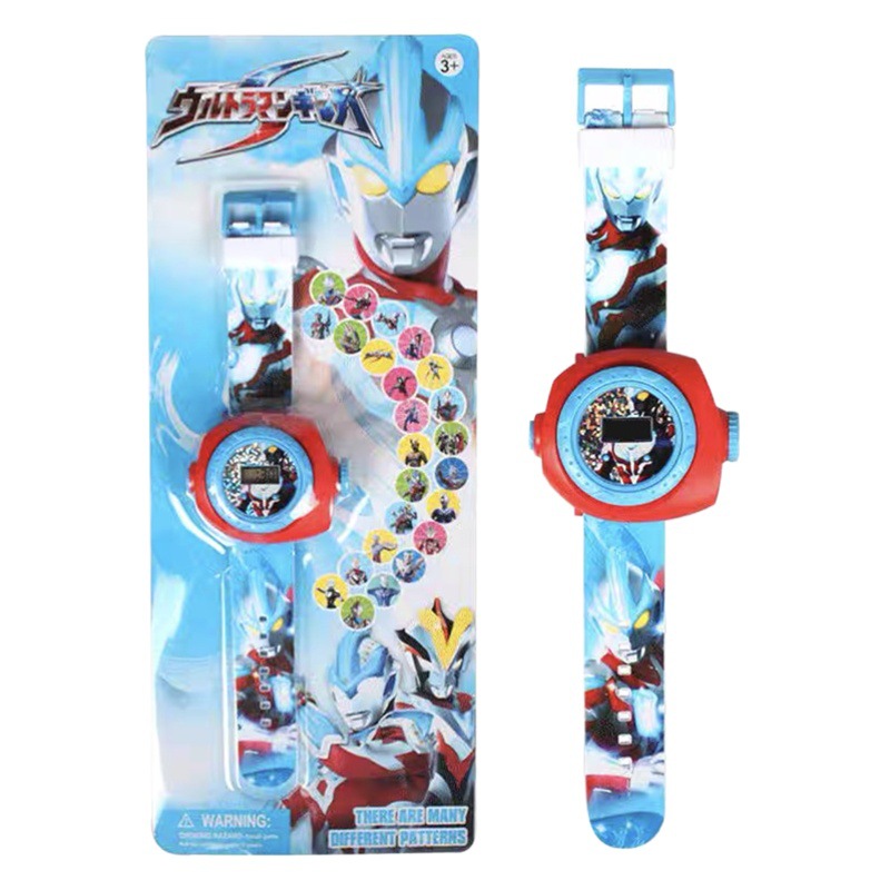 Reloj de dibujos animados para niños TikTok reloj de juguete niña niño bebé jardín de infantes regalo 3D proyección reloj electrónico