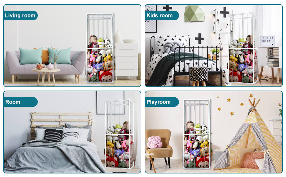 Plush Toy Storage Organizer Shelf