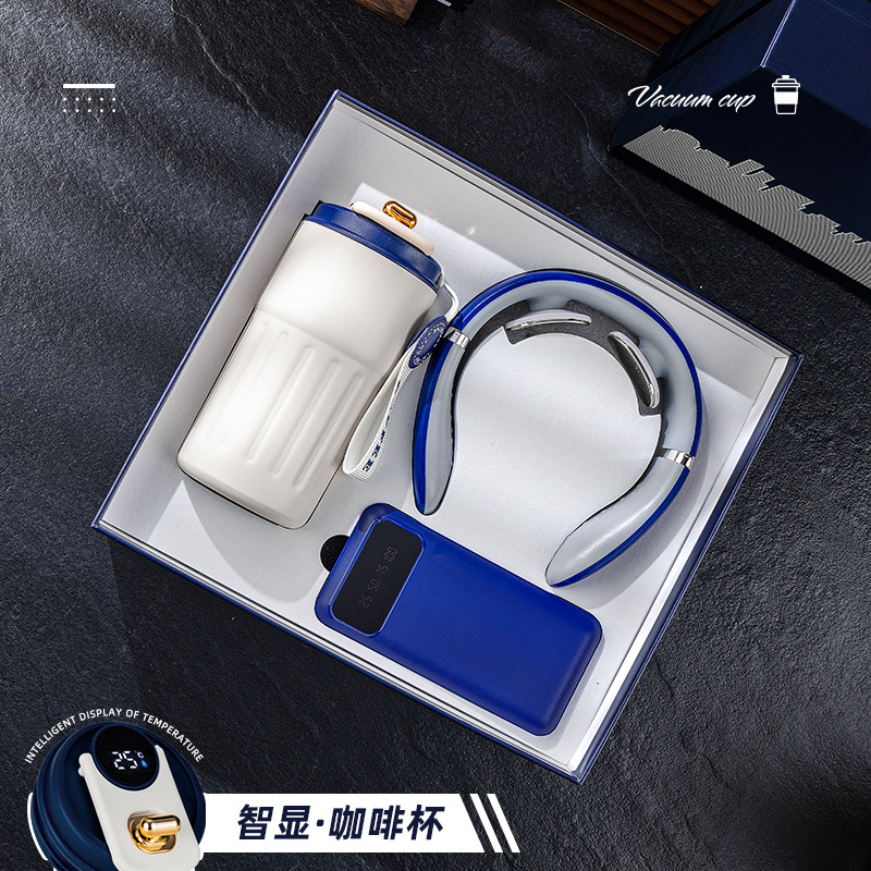 Taza de café Juego de paraguas Regalo de empresa Logotipo personalizado Práctico evento de alta gama Reunión Caja de regalo para empleados