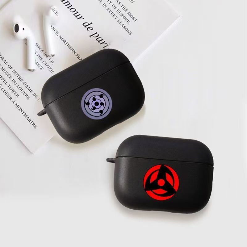 Naruto writing reincarnation eye airpods Pro protective case 2/3 3rd generation Apple earphone case