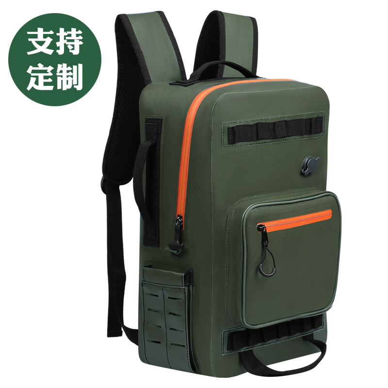 Amazon's best-selling waterproof backpack, outdoor fishing storage bag with adjustable shoulder straps, TPU waterproof shoulder bag