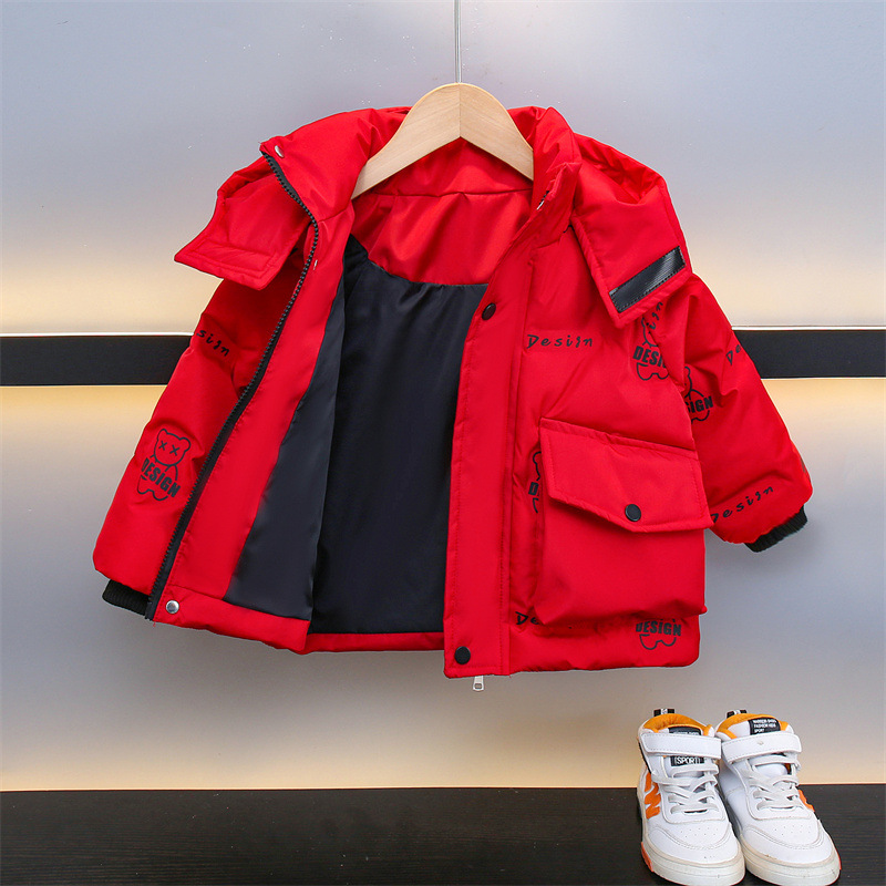 7021 chaqueta de niño chaqueta de algodón para niños gruesa ropa de invierno 24 ropa de invierno para niños nueva ropa de invierno para bebés abajo