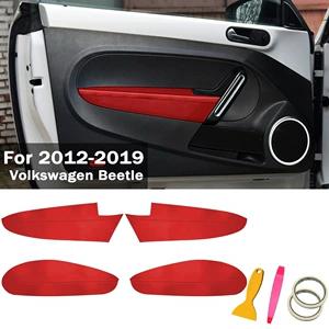 2012-2019 Volkswagen Beetle Door Panel Armrest Cover Replacement Leather Cover Compatible