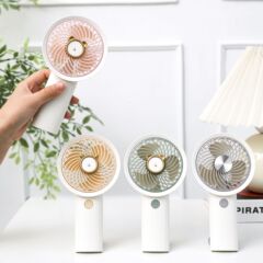 国境を越えた新しいハンドヘルドファン屋外ポータブル小型ファン学生ギフトキャンプミニファン