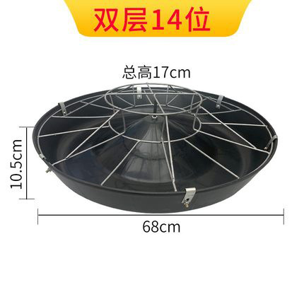 Cobertizo de cerdo espesado comedero de lechones comedero de alimentación de plástico comedero de cama de vivero comedero de alimentación de cerdo de plástico