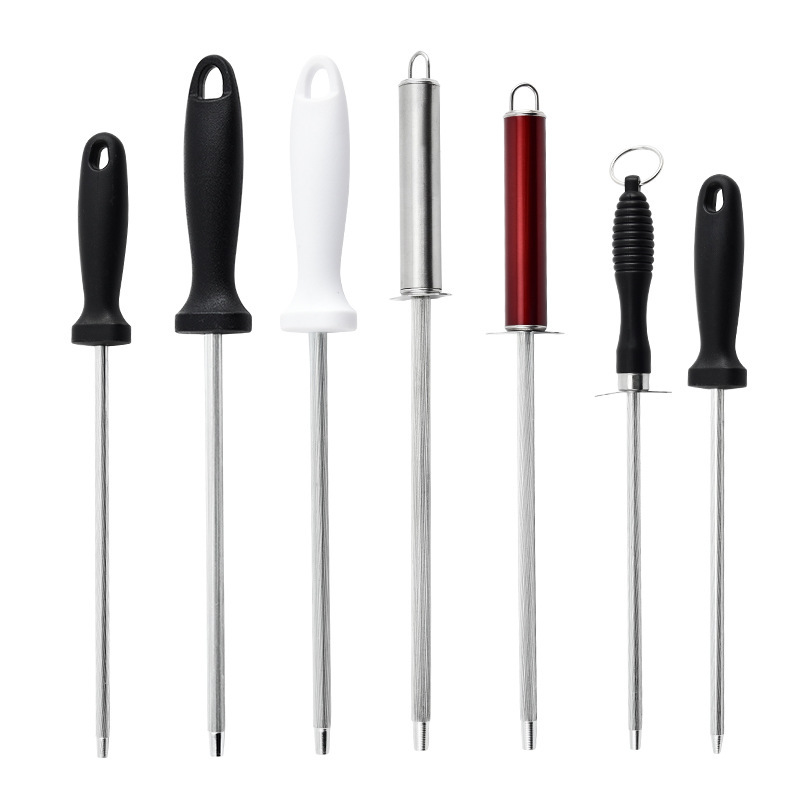 Una variedad de afiladores de acero al carbono convenientes para el hogar afiladores de cuchillos de cocina buena ayuda afiladores de cuchillos herramientas