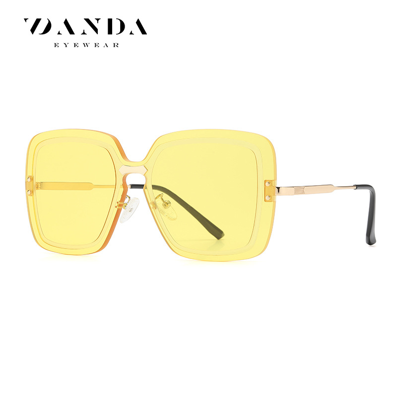 2023 nuevas gafas de sol de moda de gran tamaño de marco UV a prueba de gafas de sol JS8522 gafas de sol europeas y americanas al por mayor