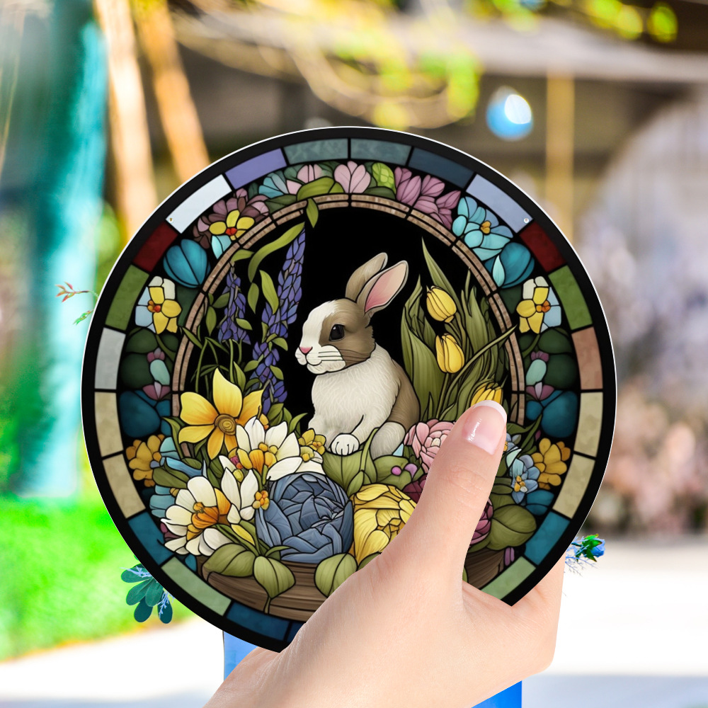 95g Weight pendant Home Textiles & Decor Type Acrylic Material Easter Festival Rabbit Pattern Casual, Elegant, Classical Style Easter Casual Elegant Classical Rabbit Arylic Party Supplies Decorations 25