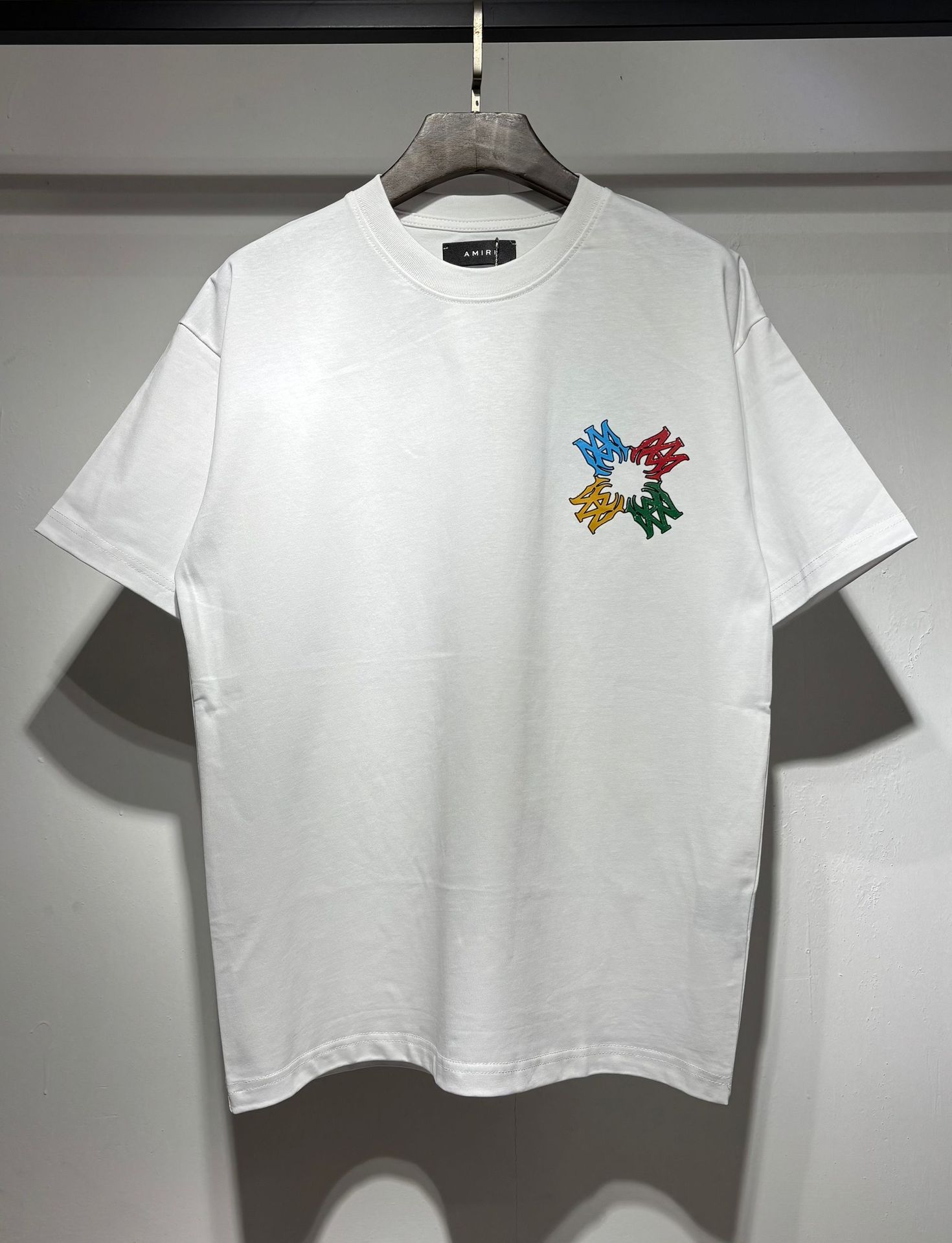 Verano nueva camiseta de manga corta impresa de letras suelta marca de moda hombre camiseta casual de media manga mujer