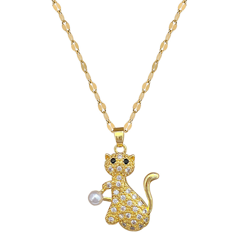 Luxuriöse Perlenkette Für Damen Aus Edelstahl Mit Brillanten_voghion.com