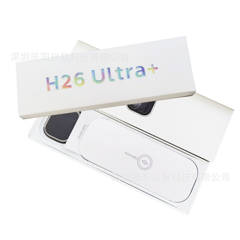 Cross-Border H26Ultra+ Smart Watch Ip67 Waterproof Heart Rate and Blood Oxygen Monitoring Hello Plum Bluetooth Calling Cross-Border H26Ultra+ Smart Watch Ip67 Waterproof Heart Rate and Blood Oxygen Monitoring Hello Plum Bluetooth Calling