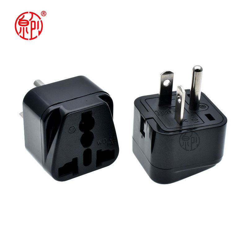 T型脚美式转换插头 美规转换插头旅游转换插头15A转换插头WD-21