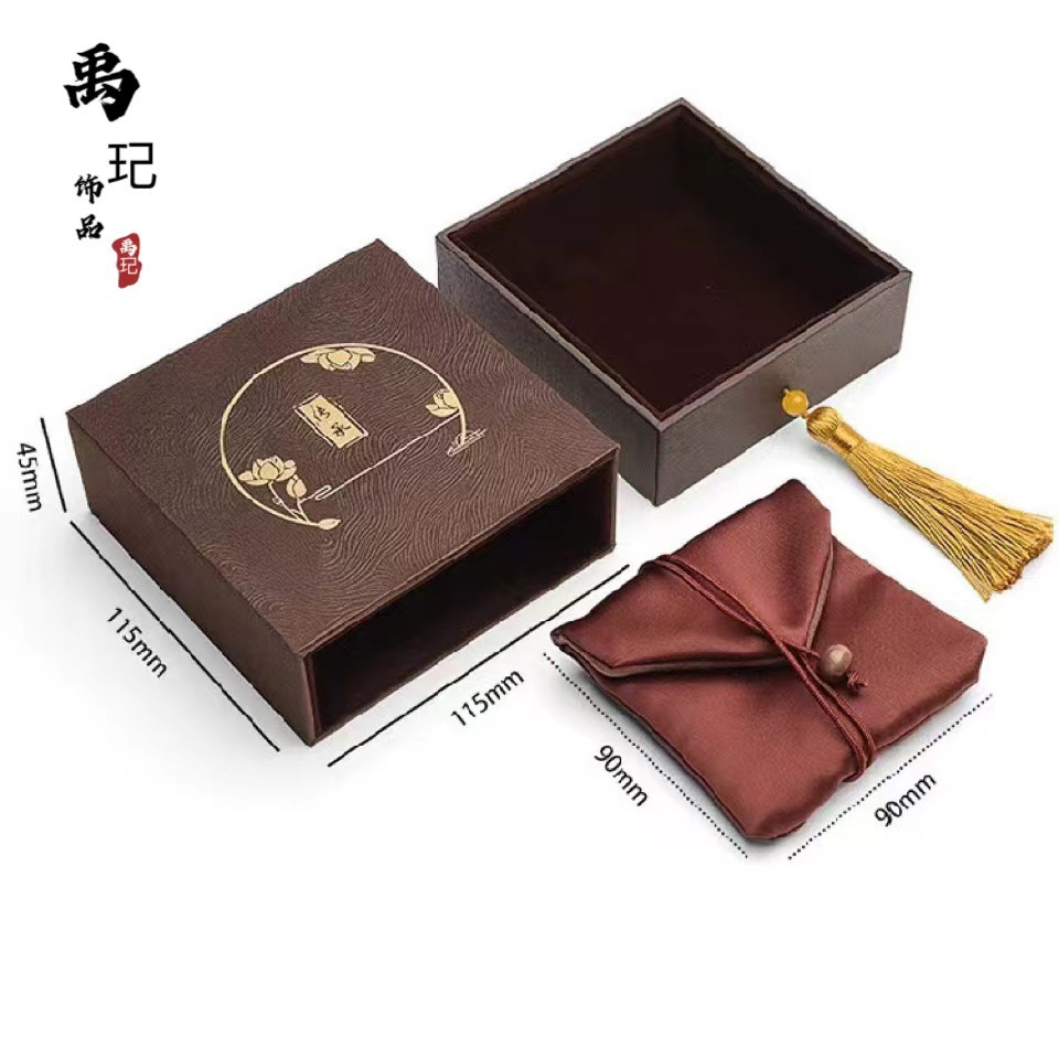 Caja de Embalaje para Joyas de Papel para Joyas y Regalos