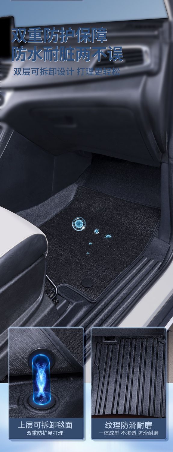 Suitable for Baojun 730 Floor Mats Surrounding Baojun 14-21 Baojun 730 Interior Tpe Car Floor Mats Trunk Mat