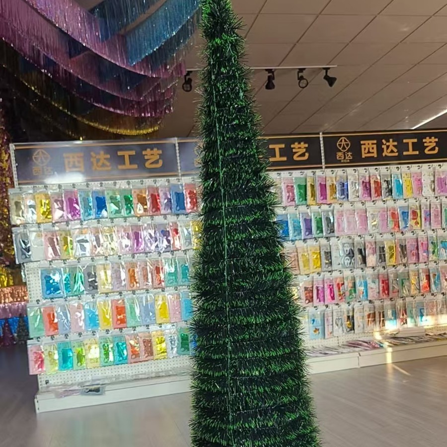 Árbol de Navidad Plegable 1.5 m x 37 cm de PET para Decoración image 3