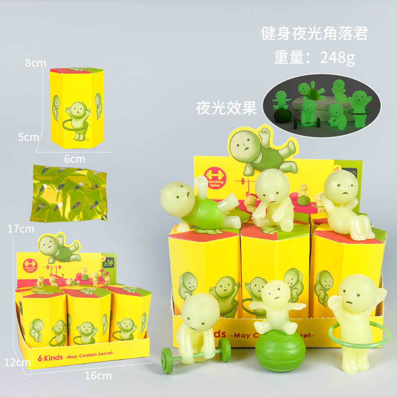 跨境趴趴天使水果盲盒车载摆件粘手机装饰丘比特手办动漫模型潮玩|undefined