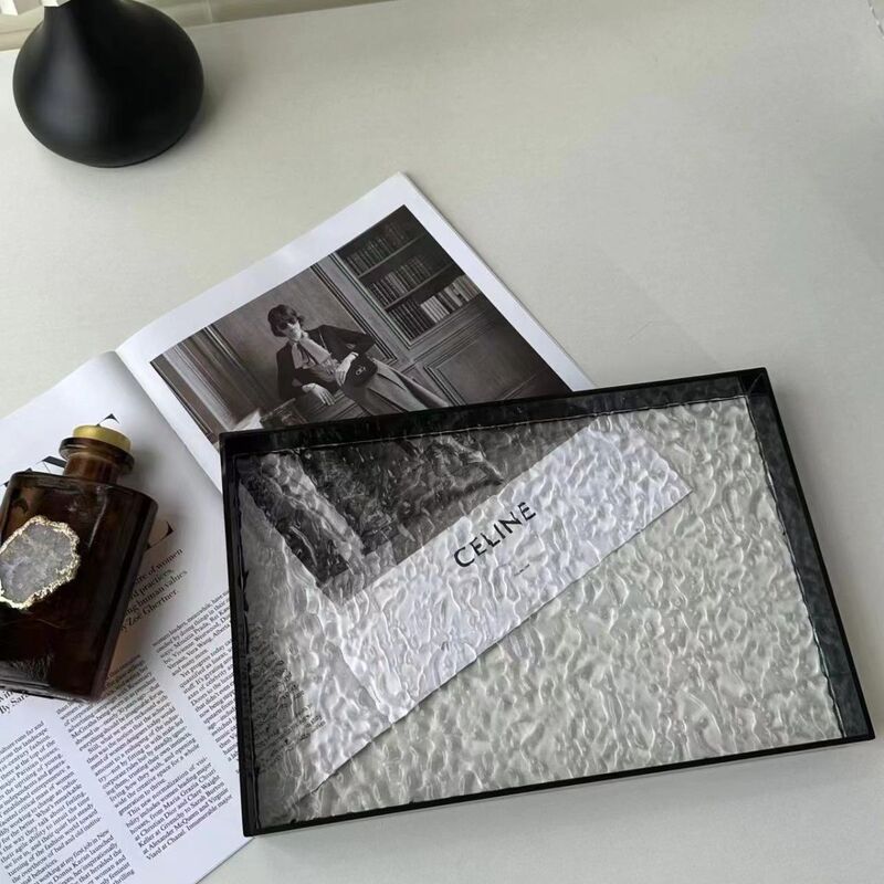 High-End Acrylic Storage Tray, Accessible Luxury Bathroom Toilet Sink Cosmetics Jewelry Aromatherapy Storage Rack