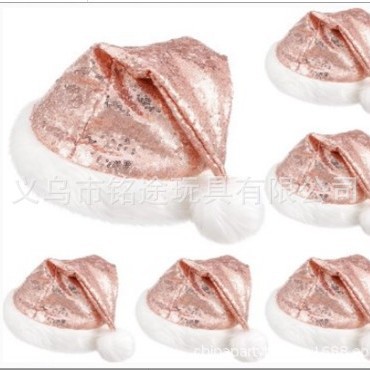 Nuevo gorro navideño de terciopelo para adultos, gorro navideño, gorro de carnaval navideño image 8