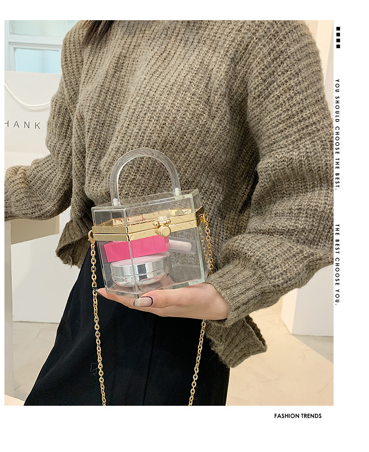 Fashion Simple Acrylic Transparent Bag display picture 20