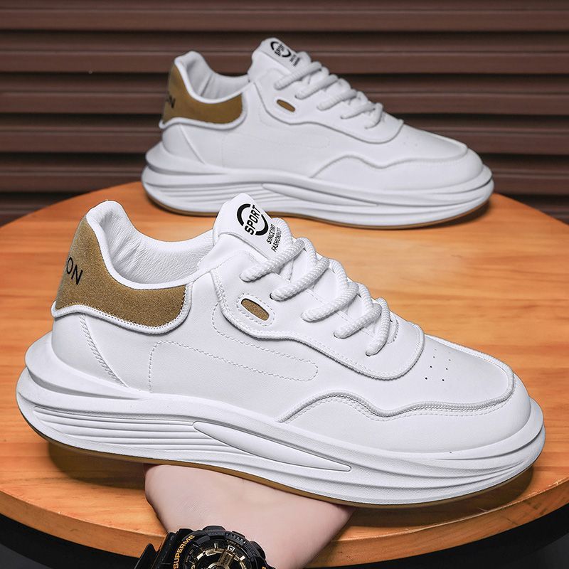 Zapatos de hombre 2026 nuevo otoño ligero zapatos de skate blanco de moda universal ventilador nicho de moda zapatos de moda