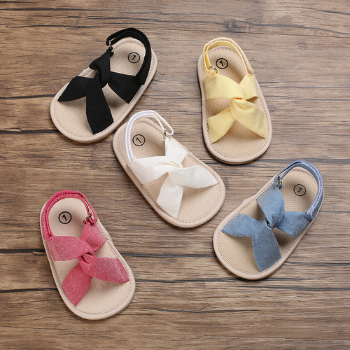 Toddler shoes 0-1 year old girl summer sandals soft sole breathable baby shoes 