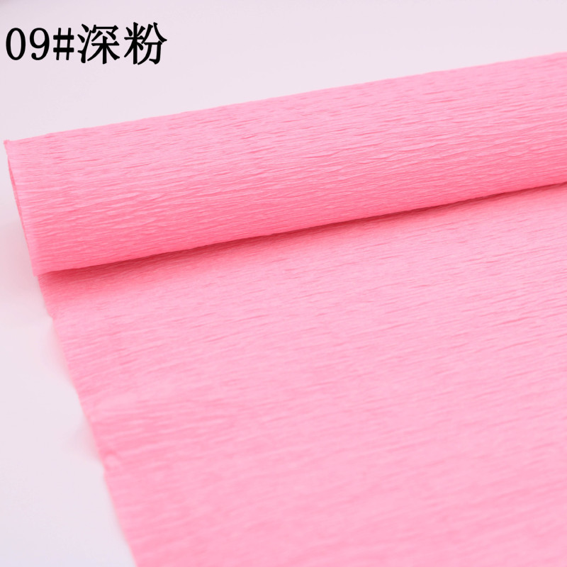 工厂直销跨境彩色皱纹纸褶皱卷边纸25cm*2.5m手工diy花艺制作材料|undefined