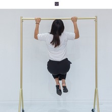 服装架落地式挂衣架服装店婚纱展示架衣服架子移动带轮龙门架货架