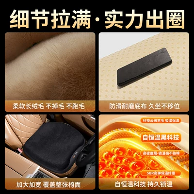 warm for the rear seat, Seat cushion, seat cover