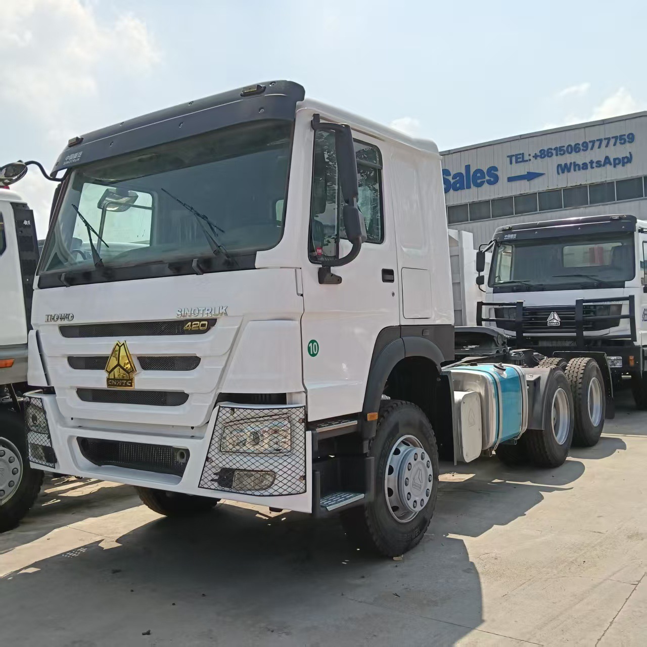 厂家跨境重汽HOWO371/380马力牵引车后八轮车重型卡车燃油拖车头